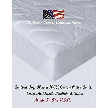 California King Cotton Mattress Pad for King Waterbeds